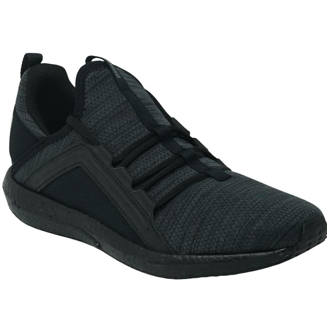 Puma Mega NRGY Heather Knit Black Trainers - Nova Clothing