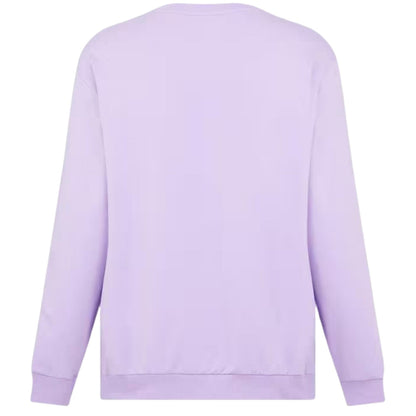 Moschino Taped Sleeve Purple Sweatshirt XS