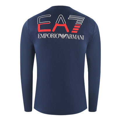 Ea7 Mens 3Rpt08 Pjlbz 1554 T Shirt Navy Blue