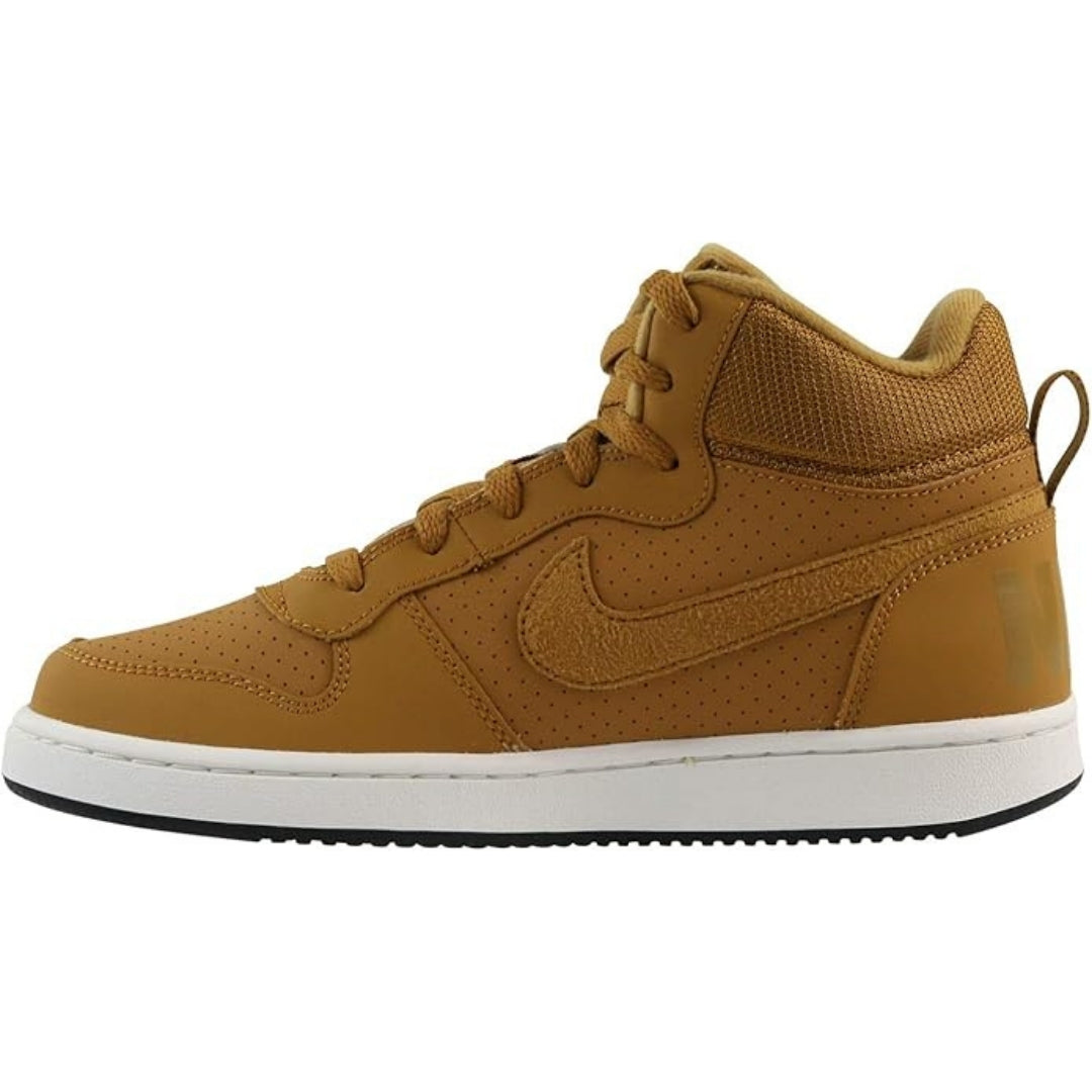 Nike Court Borough Mid Brown Mid Top Trainers UK 3.5