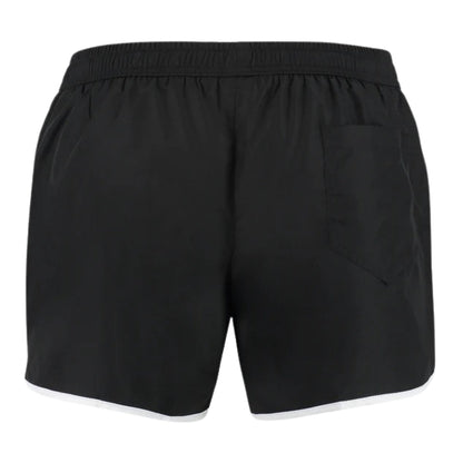 Moschino Milano Logo Black Short Swim Shorts XS