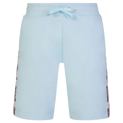 Moschino Branded Tape Legs Blue Shorts S