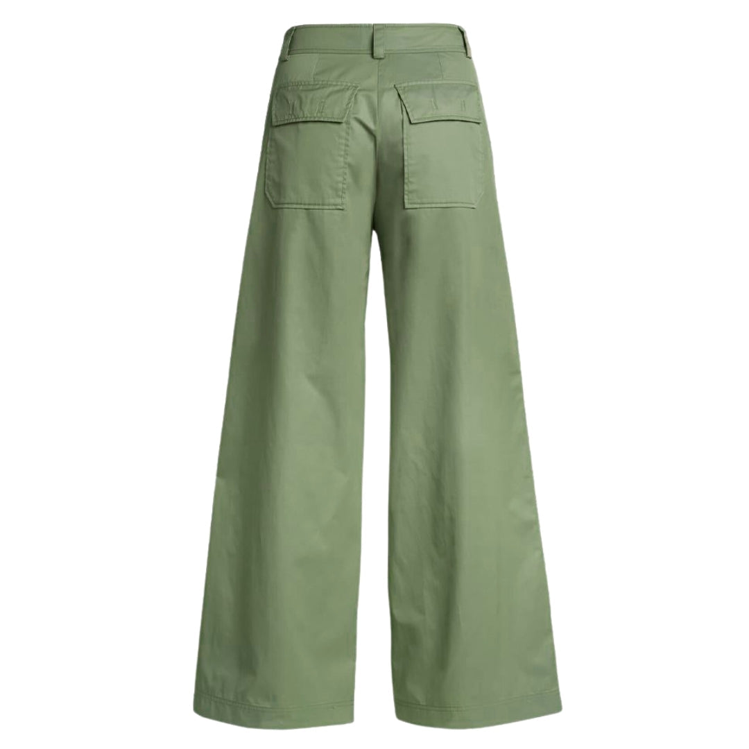 Parajumpers Amazonas Green Wide Flared Trousers S