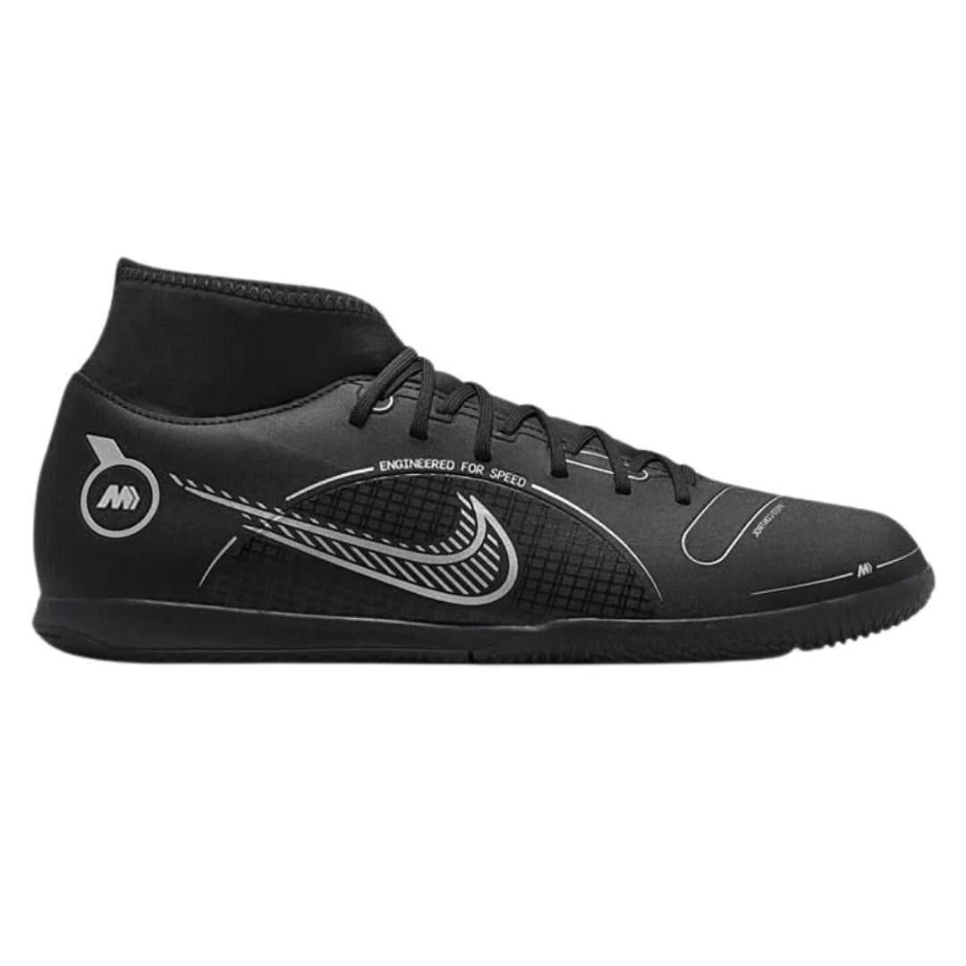 Nike Superfly 8 Club Black Indoor Football Boots UK 7