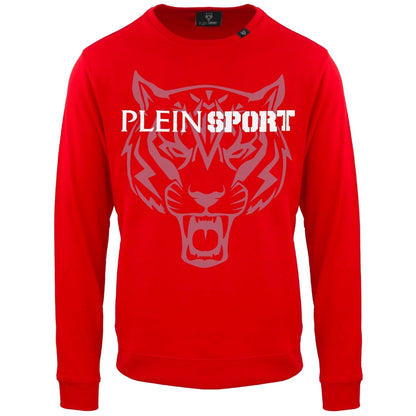 Plein Sport Large Branded Logo Tiger Red Jumper S