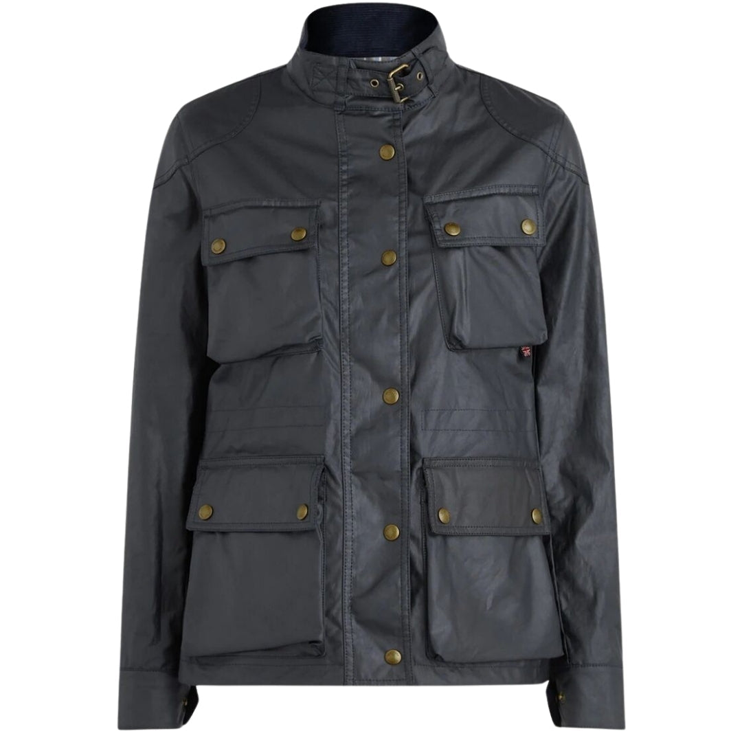 Belstaff Fieldmaster 2.0 Dark Navy Blue Waxed Jacket XS