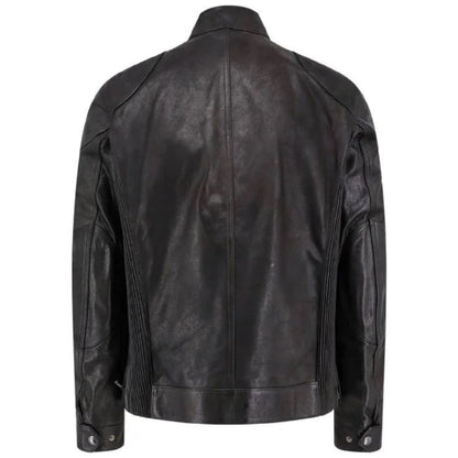 Belstaff Gangster Black Leather Jacket XXXXXXL