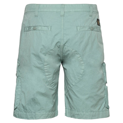 Belstaff Hacker Steel Green Cargo Shorts W30