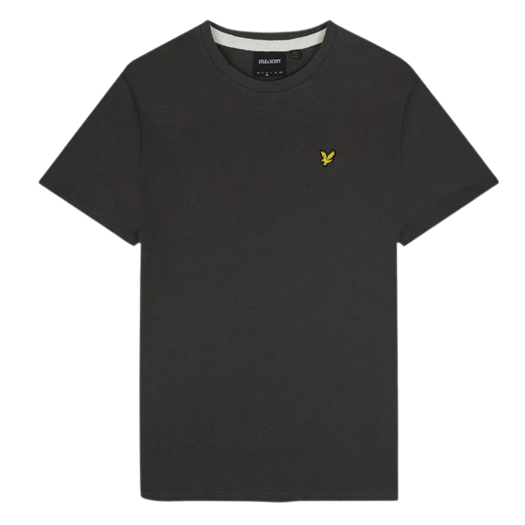 Lyle & Scott Slub Plain Gunmetal Grey T-Shirt