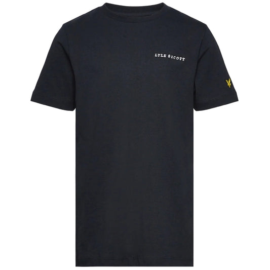 Lyle & Scott Embroidered Logo Plain Dark Navy T-Shirt