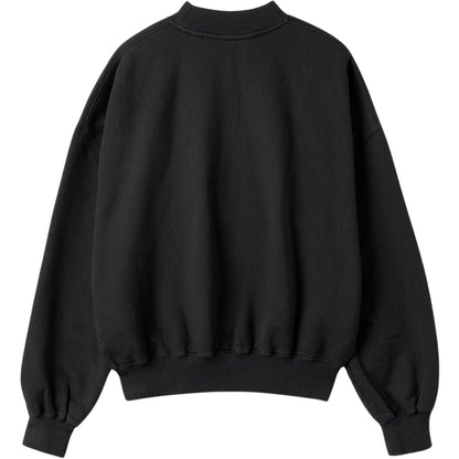 Off White Bookish Laund Boxy Fit Black Sweatshirt