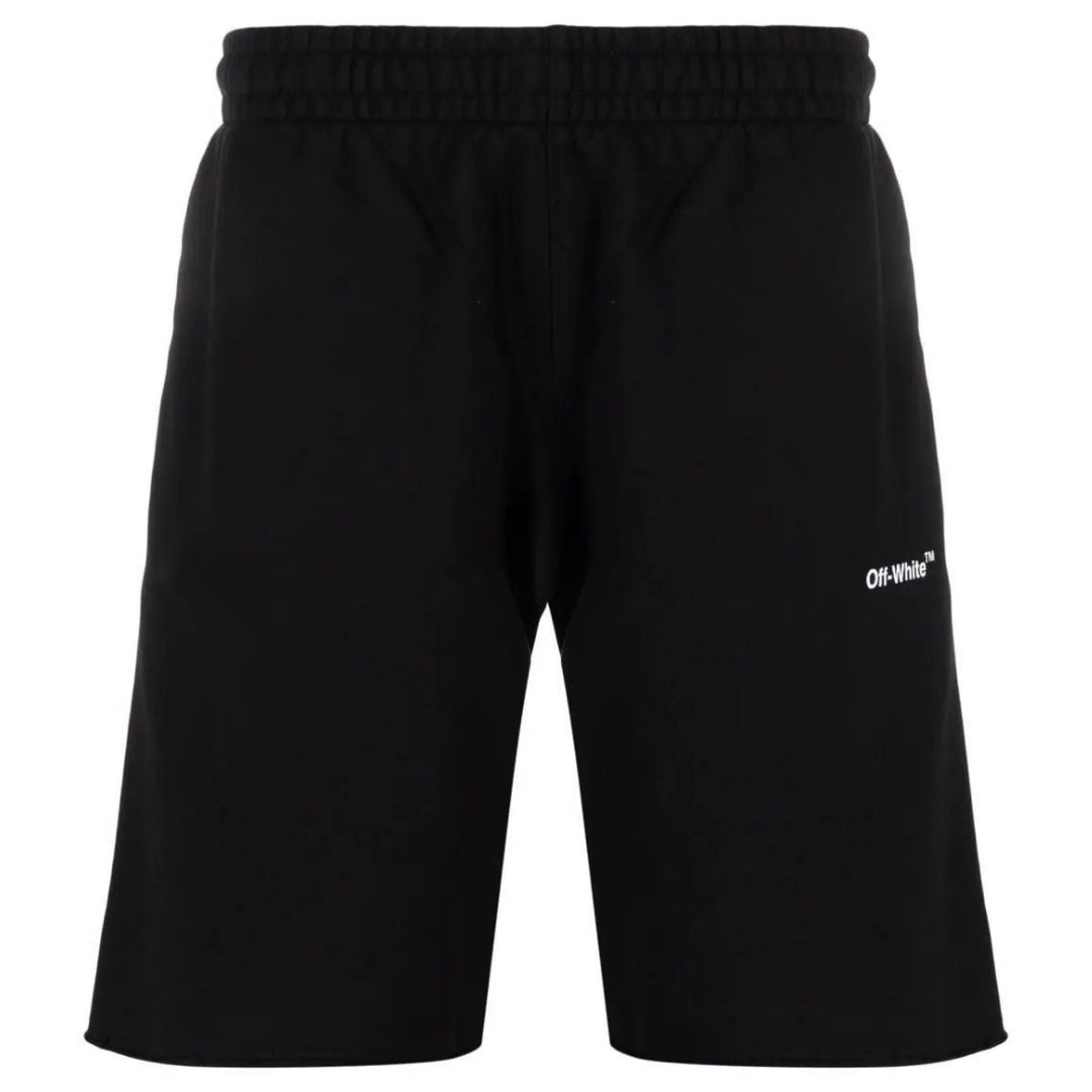 Off-White Diag Helvetica Sweatshort Black M