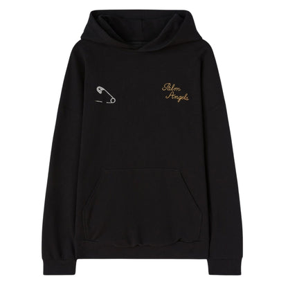 Palm Angels Palm Paris Logo Black Hoodie M