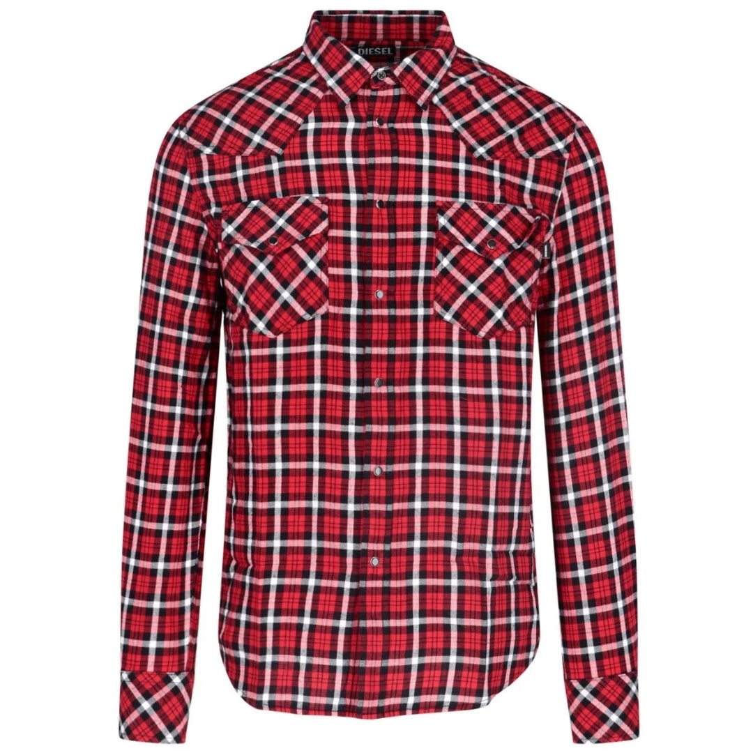 Diesel Racing Red Check Shirt S