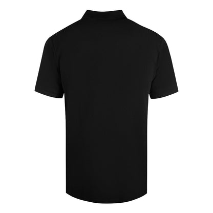 Cavalli Class Signature Logo Black Polo Shirt M