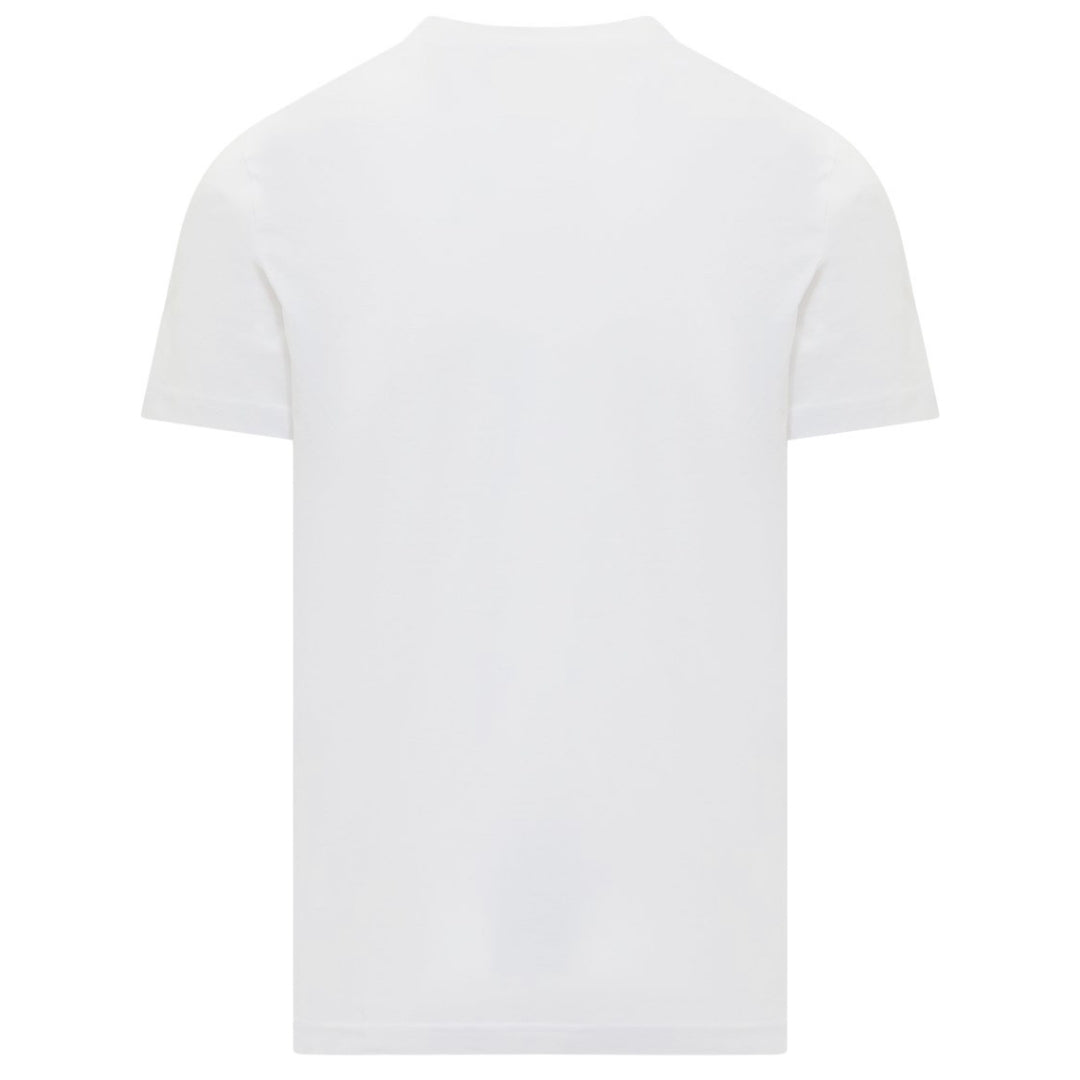 Diesel Pixel Logo White T-Shirt S