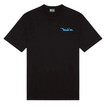 Diesel Northen Fed Logo Black T-Shirt S