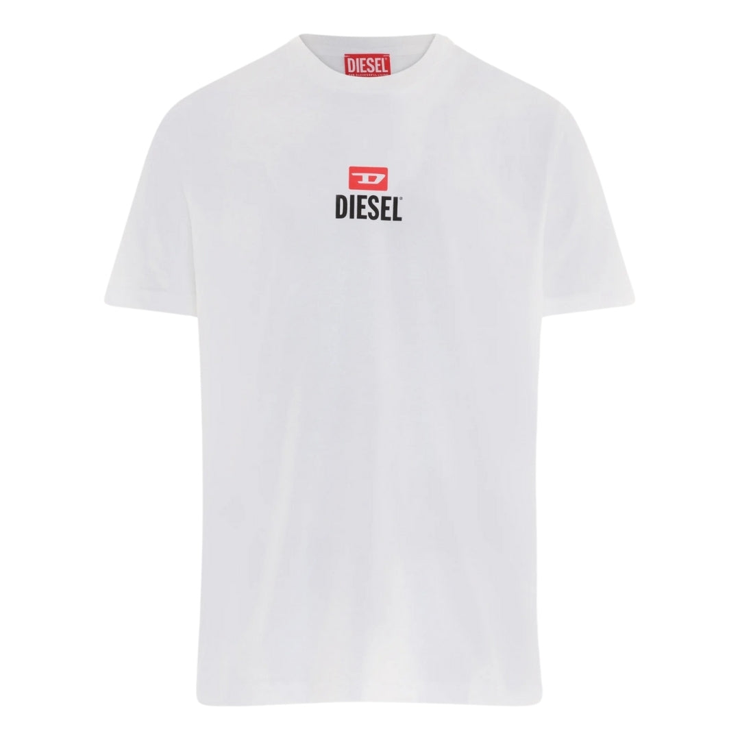 Diesel Small D Logo White T-Shirt S