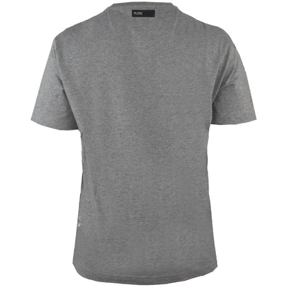 Plein Sport Panel Logo Grey T-Shirt S