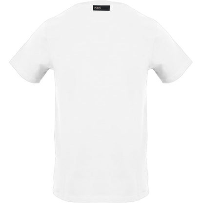 Plein Sport Small Circle Emblem Logo White T-Shirt L