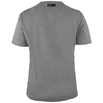 Plein Sport Large Striking Logo Grey T-Shirt S