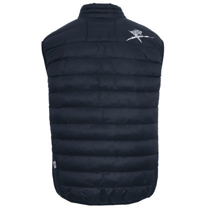 Plein Sport Patch Logo Blue Gilet Jacket S