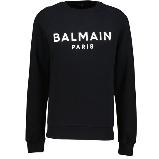 Balmain Mens Sweater Ah1Jq005 Bb65 Ueg Black