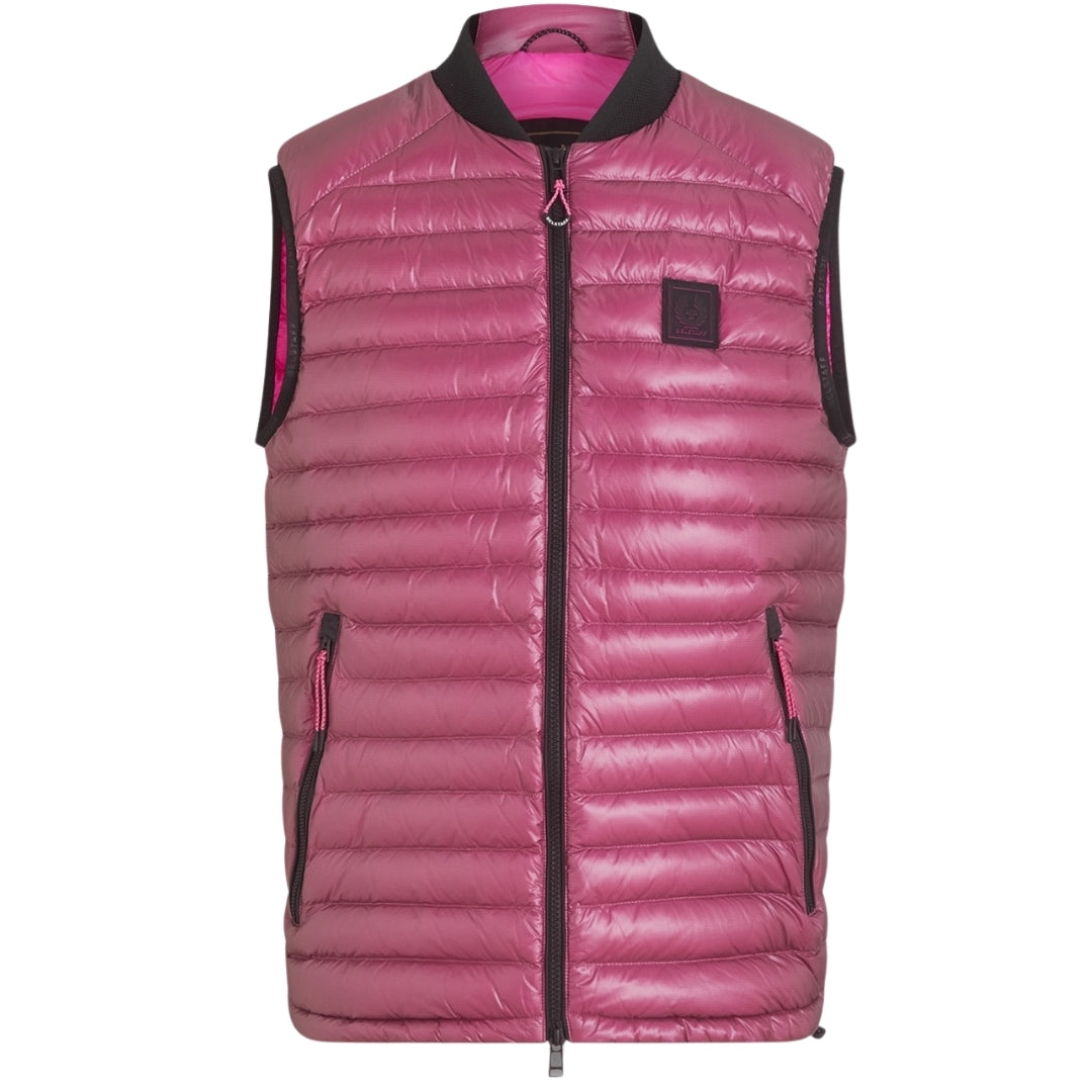 Belstaff Mens Airframe Gilet Jacket Pink