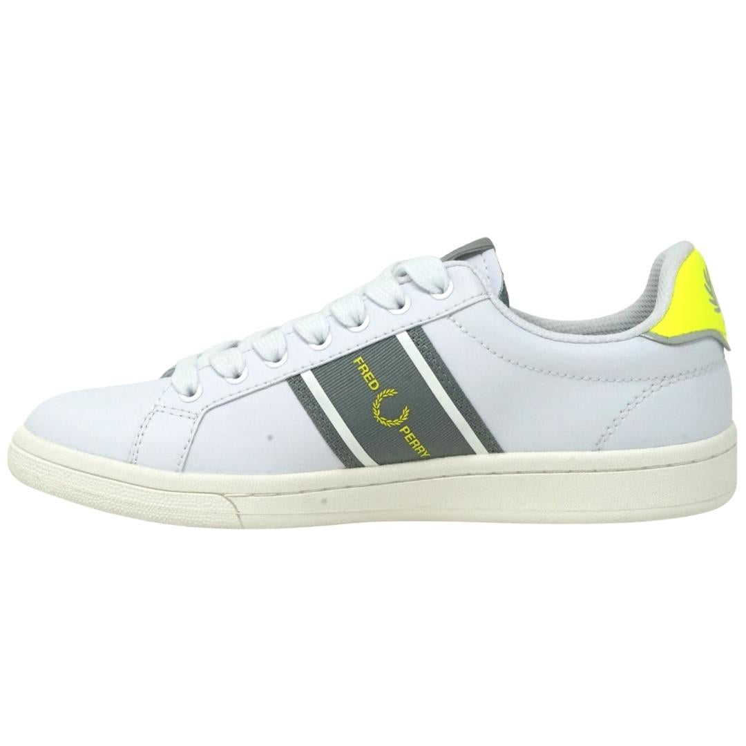 Fred Perry B9280 134 B721 Leather White Trainers