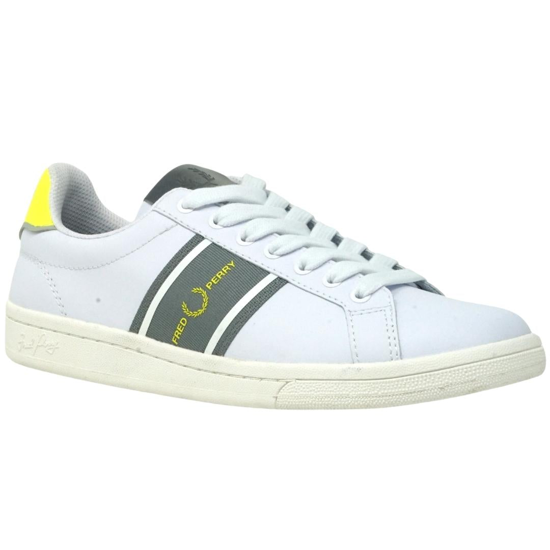 Fred Perry B9280 134 B721 Leather White Trainers