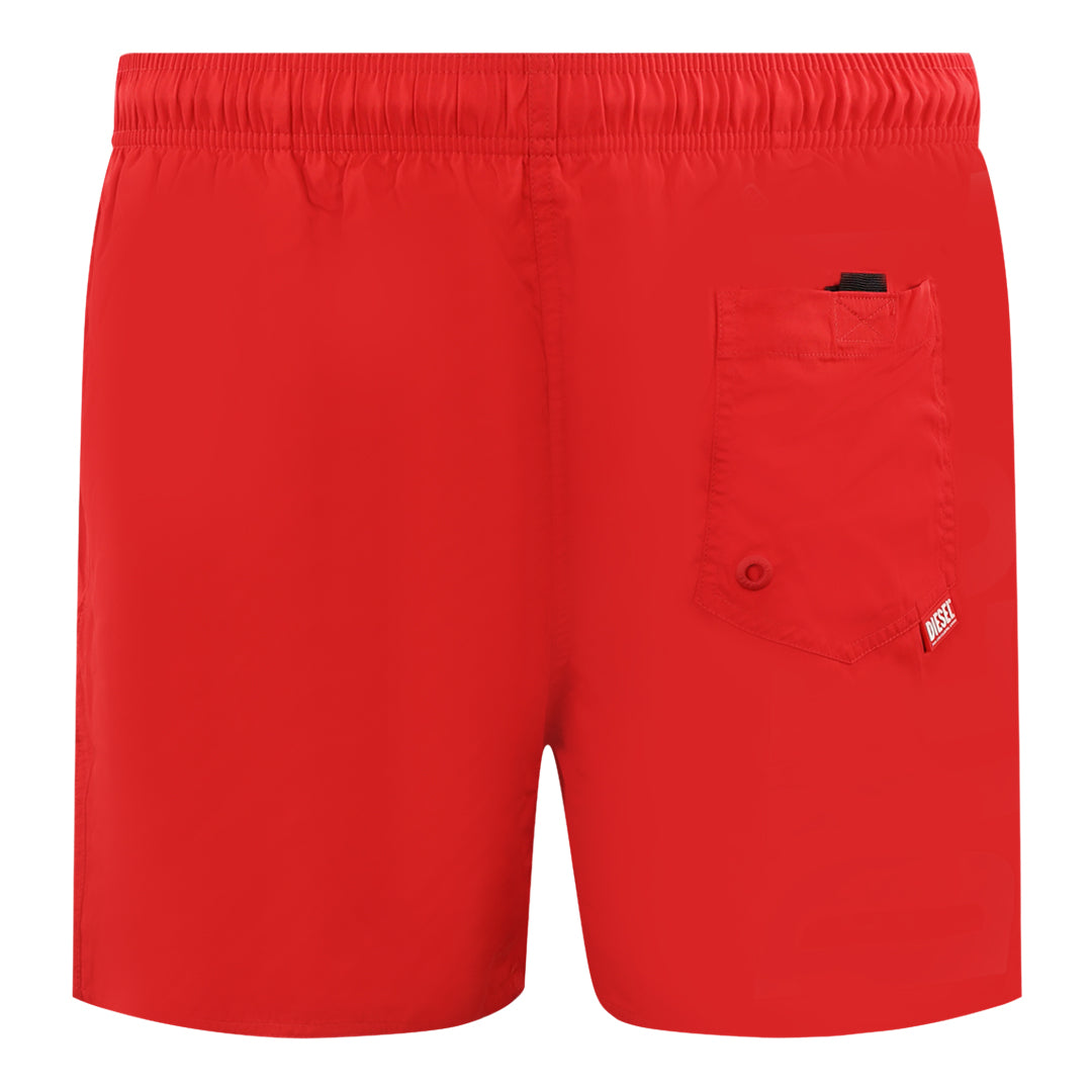 Diesel Mens Bmbx Wave Wf 42A Swim Shorts Red