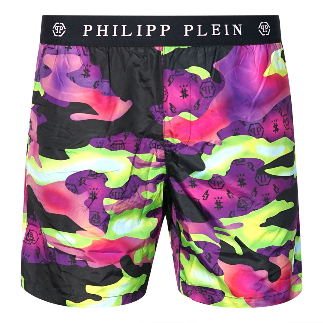 Philipp Plein Mens Cupp12M01 60 Swim Shorts Green - Style Centre Wholesale