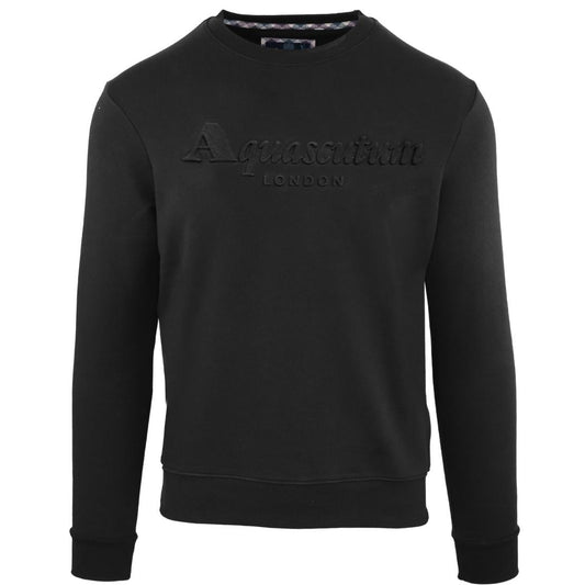 Aquascutum Mens Fg0323 99 Sweater Black