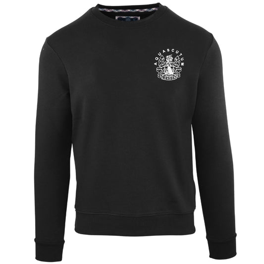 Aquascutum Mens Fg0523 99 Sweater Black