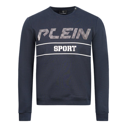 Philipp Plein Sport Mens Sweatshirt Fips211 85 Navy Blue