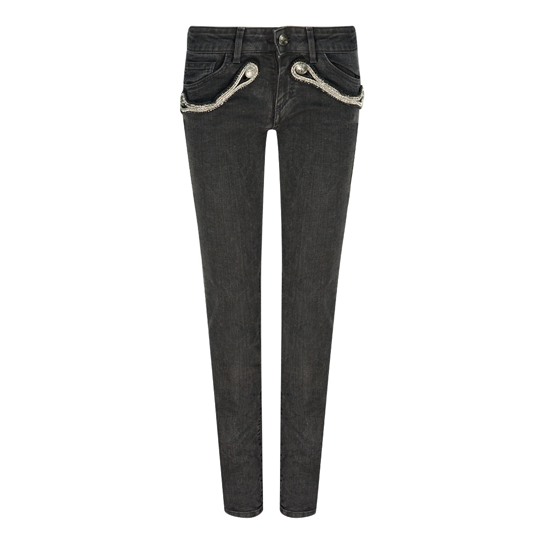 Balmain Fp5364J935B Jeans Black