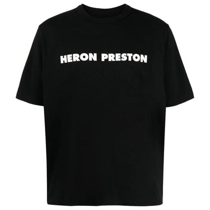 Heron Preston Mens Hmaa032S23Jer0091001 T Shirt Black