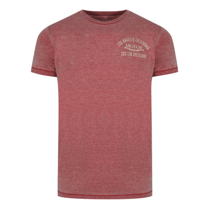 Jack & Jones Mens T Shirt Burning Surf Pink