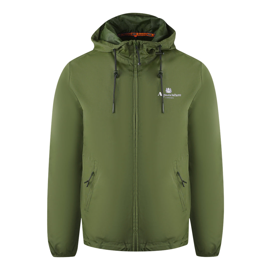 Aquascutum Mens Jk001 06 Jacket Army Green