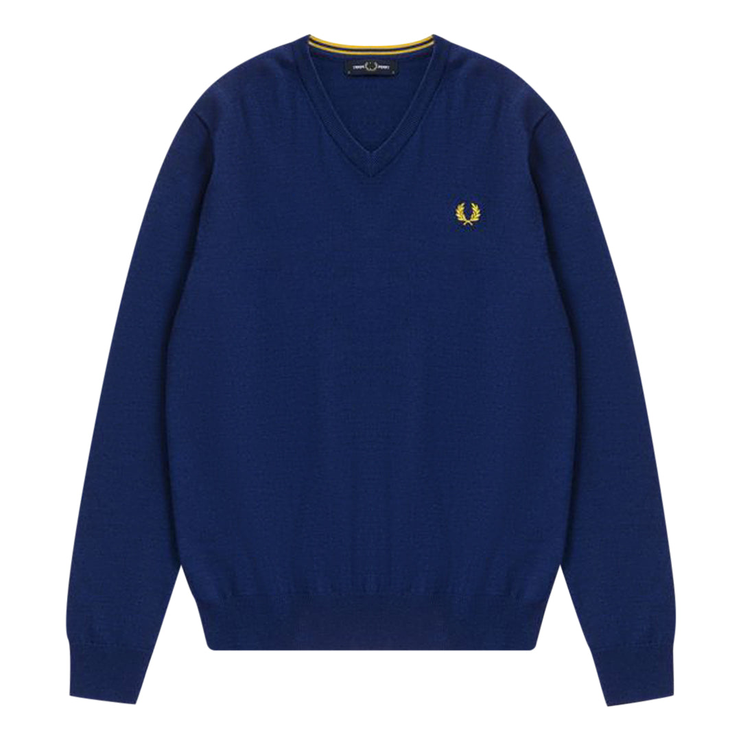 Fred Perry Mens K7600 471 Sweatshirt Blue