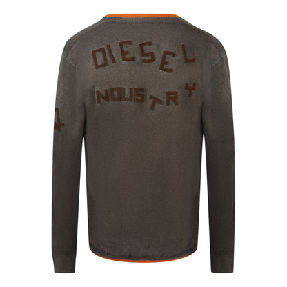 Diesel Keely Cardigan Hoodie Brown