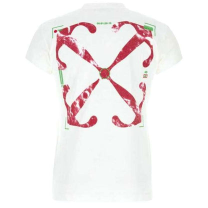 Off White Mens Omaa162F23Jer0080129 T Shirt White