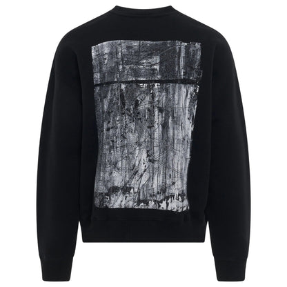 Off White Mens Omba054F23Fle0051001 Sweatshirt Black