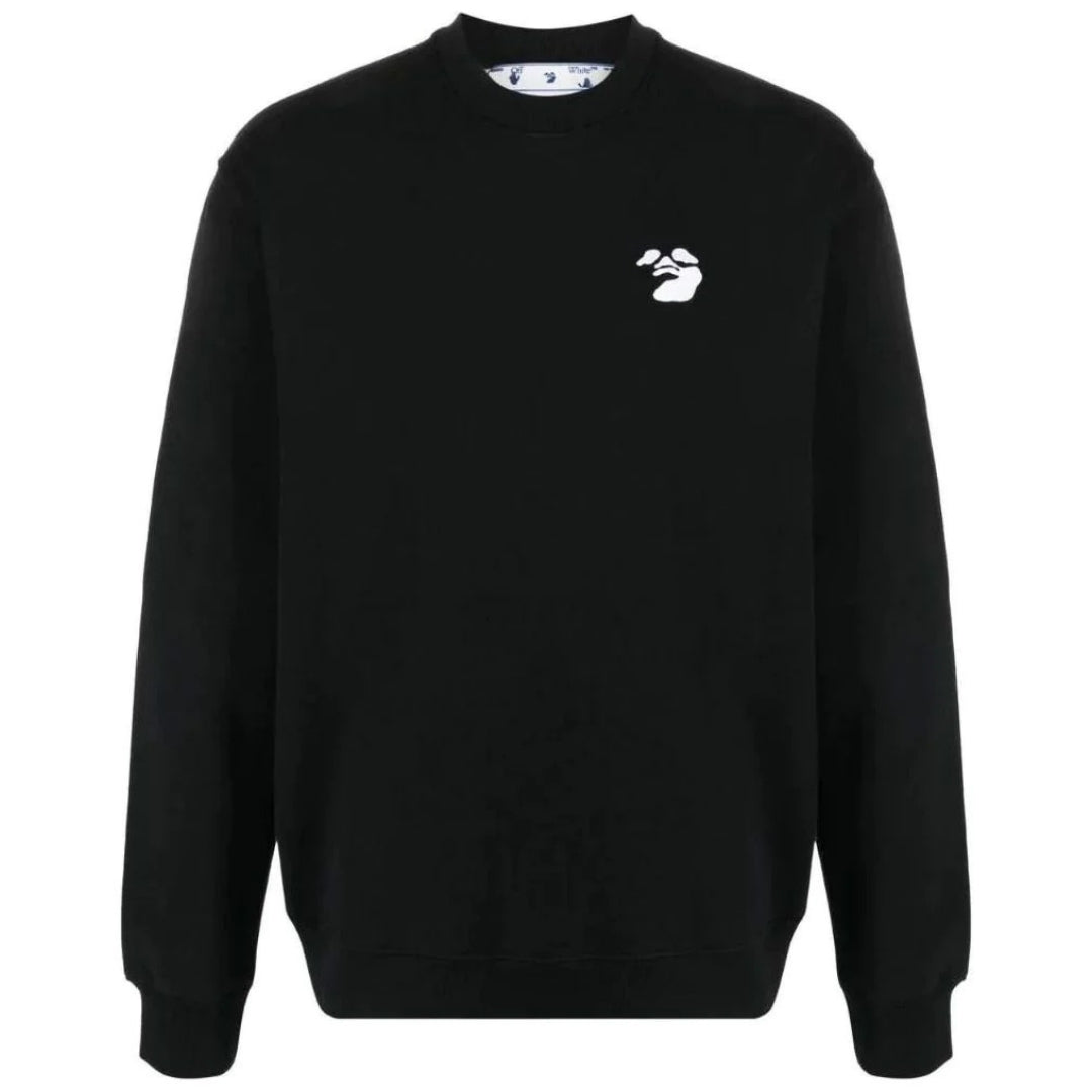 Off White Mens Omba057C99Fle0081001 Sweatshirt Black