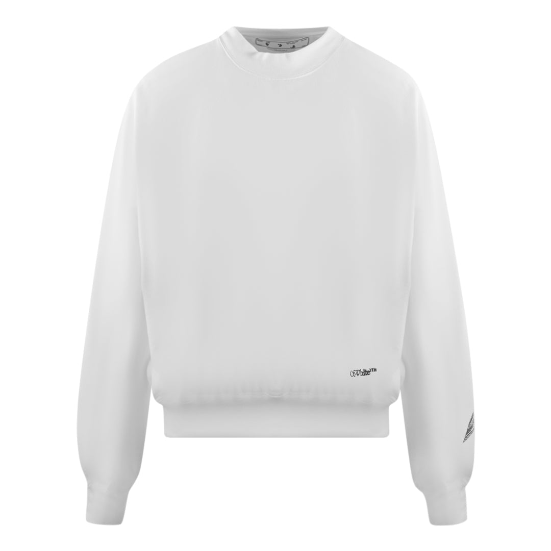 Off White Mens Omba67S23Fle0040 0110 Jumper White