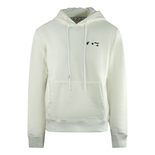 Off White Mens Ombb097C99Fle0040110 Hoodie White