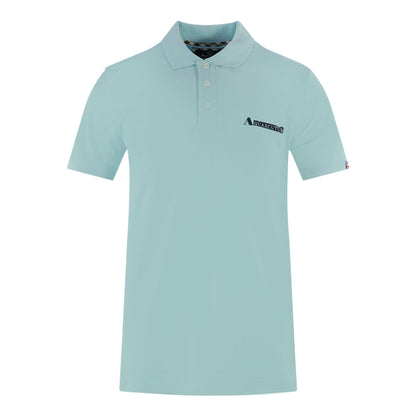 Aquascutum Mens P00123 78 Polo Shirt Light Blue