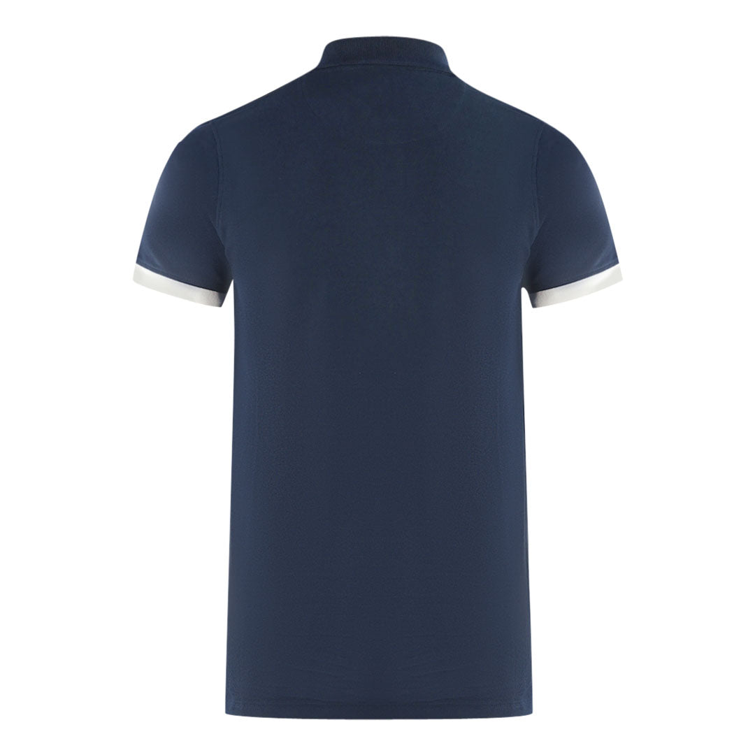 Aquascutum Mens P00523 85 Polo Shirt Navy