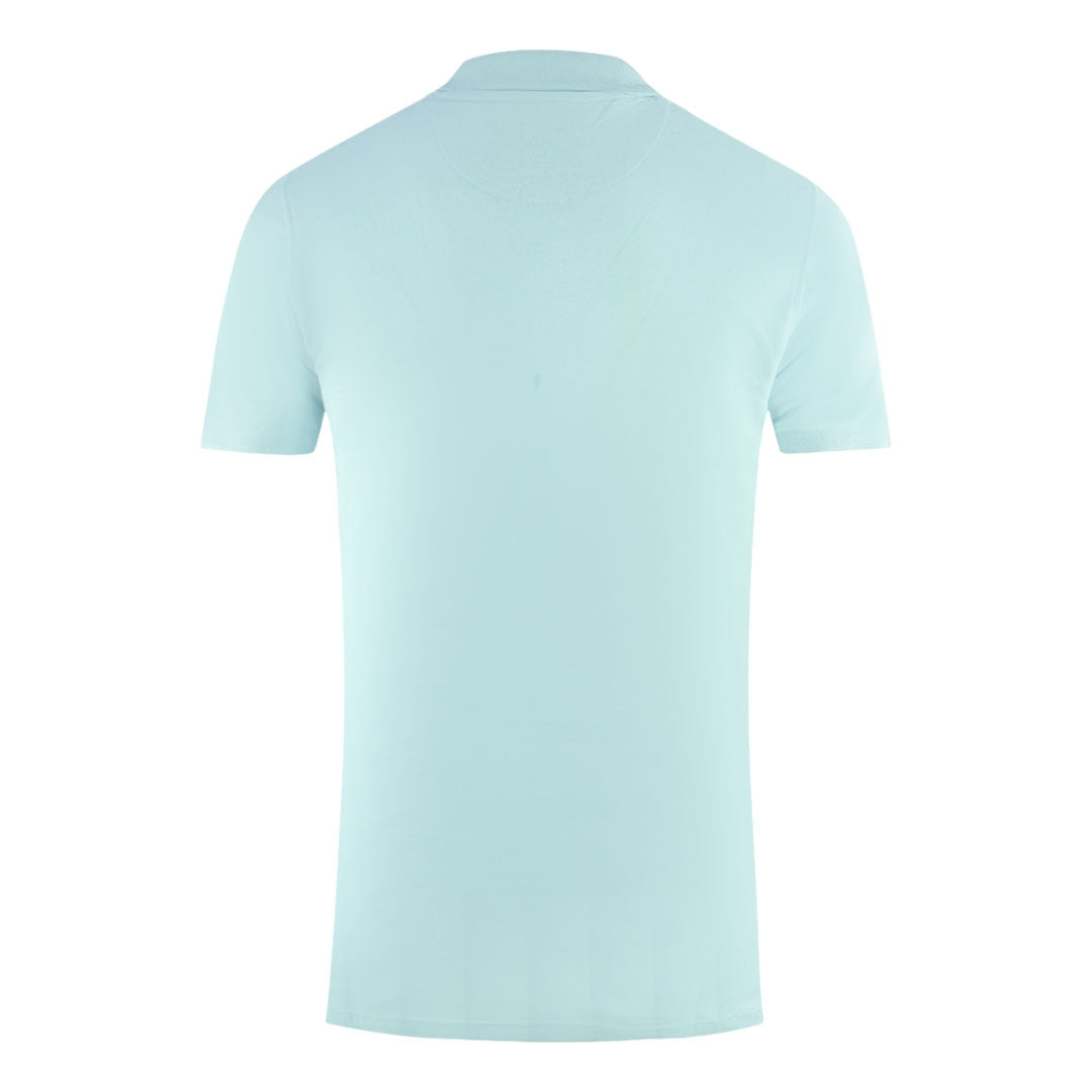 Aquascutum Mens P00623 78 Polo Shirt Light Blue