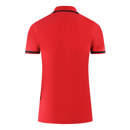 Aquascutum Mens P00823 52 Polo Shirt Red